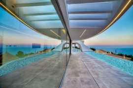 Новый дизайнерский дом с видом на море в Altea Hills в Испании, Коста-Бланка. Цена  в Альтея ()