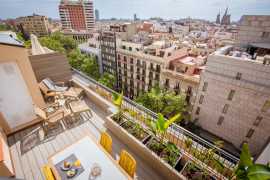 Элитный пентхаус с панорамным видом на Барселону в Испании, Барселона и пригороды. Цена  в Барселона ()